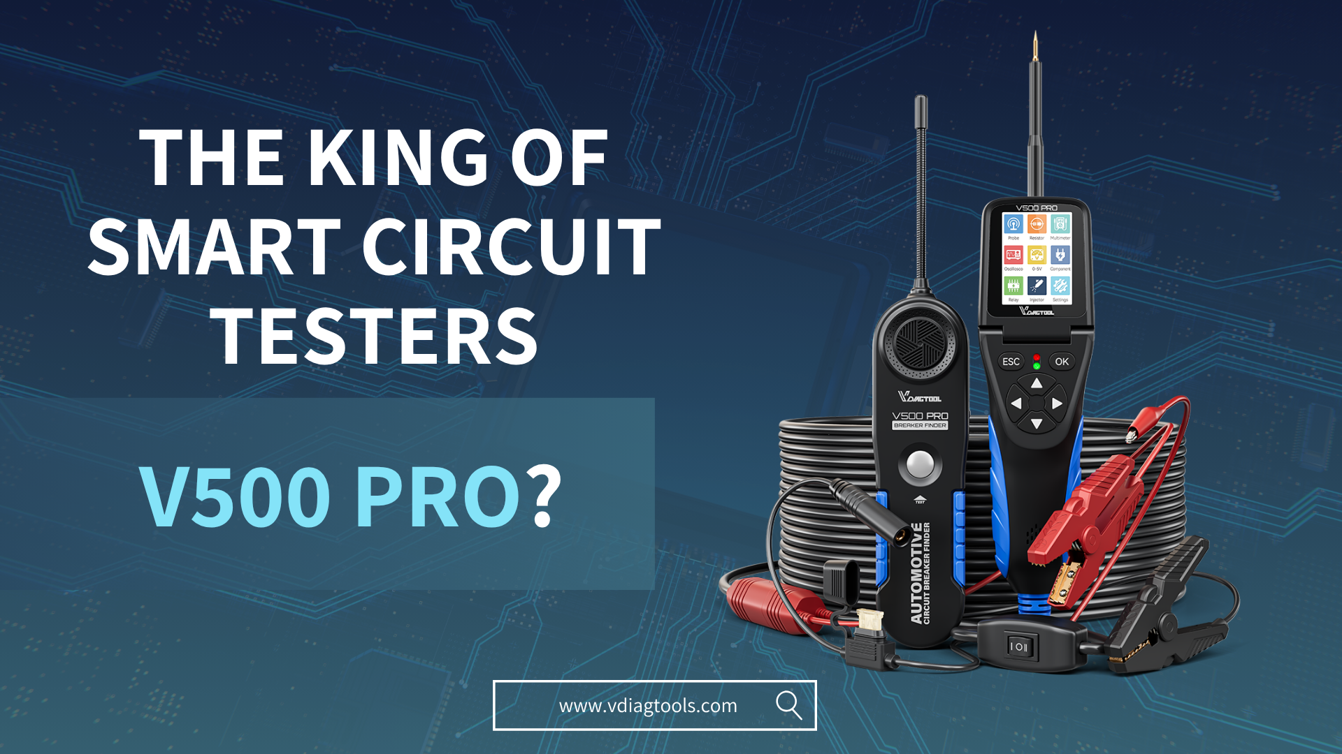 the king of smart circuit testers v500 pro?