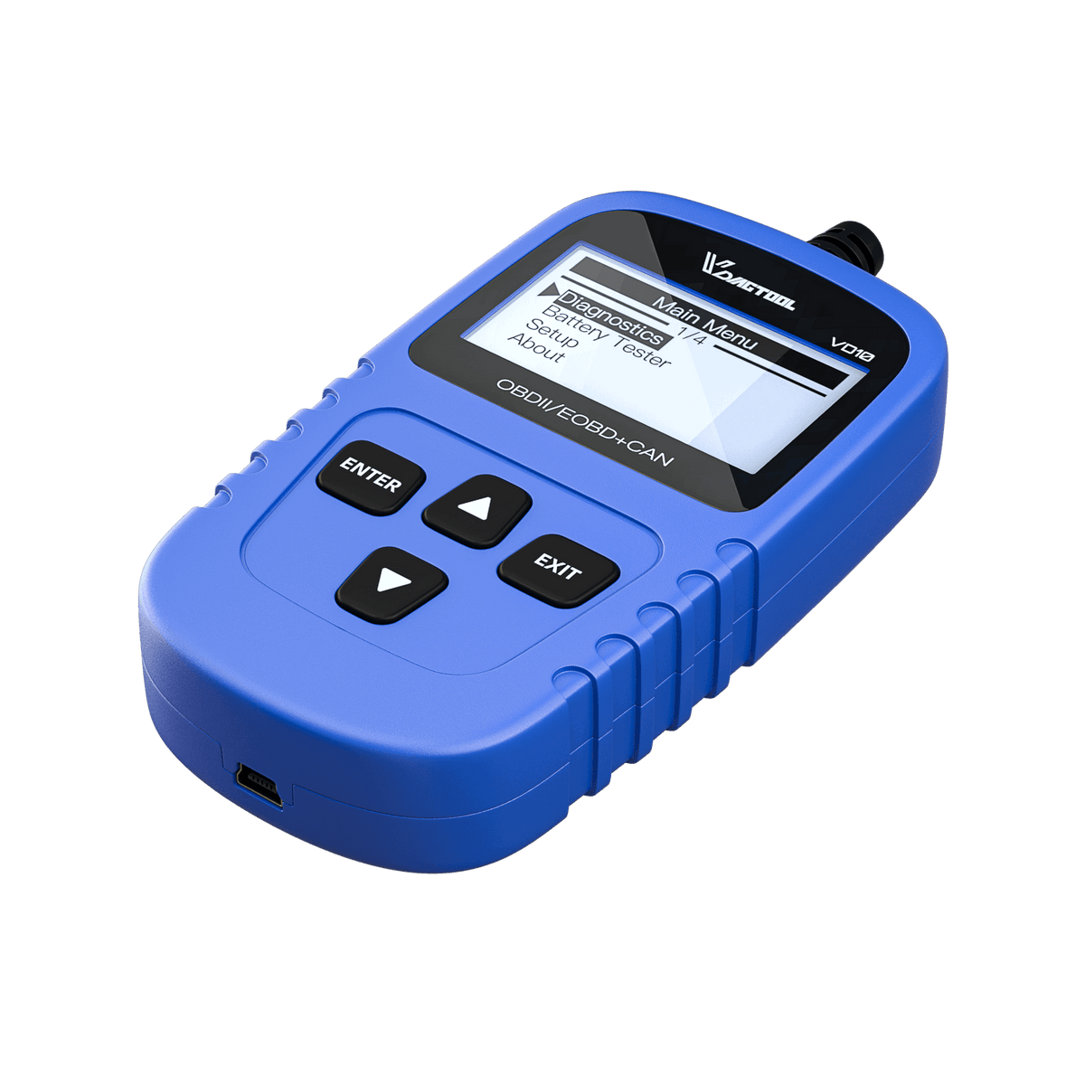 VdiagTool VD10 OBD2 Scanner Easy Plug & Play Code Reader