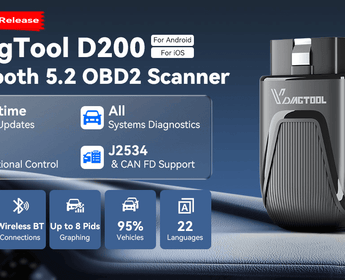 Why the VdiagTool D200 Is the Best Value Full System OBD2 Scanner?
