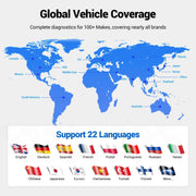 D200 Global Vehicle Coverage and Support 22 Languages