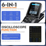 6-ln-1 multimeter mode, oscilloscope function