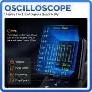 oscilloscope, display electrical signals graphically