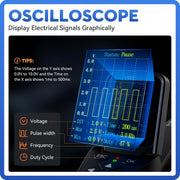 oscilloscope, display electrical signals graphically