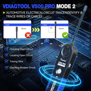 vdiagtool v500 pro mode 2 automotive electrical circuit traceridenity & trace wires or cables