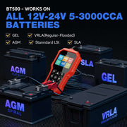 bt500-works on all 12v-24v 5-3000cca
batteries