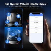 full system vehicle health check, no code left behind.diagnose issues in the full control module