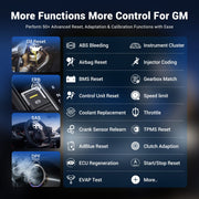 more functions more control for gm, perform 50+advanced reset,adaptation calibration functions with ease