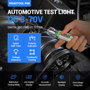 automotive test light dc 3-70v