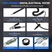 user-friendly digital electrical tester