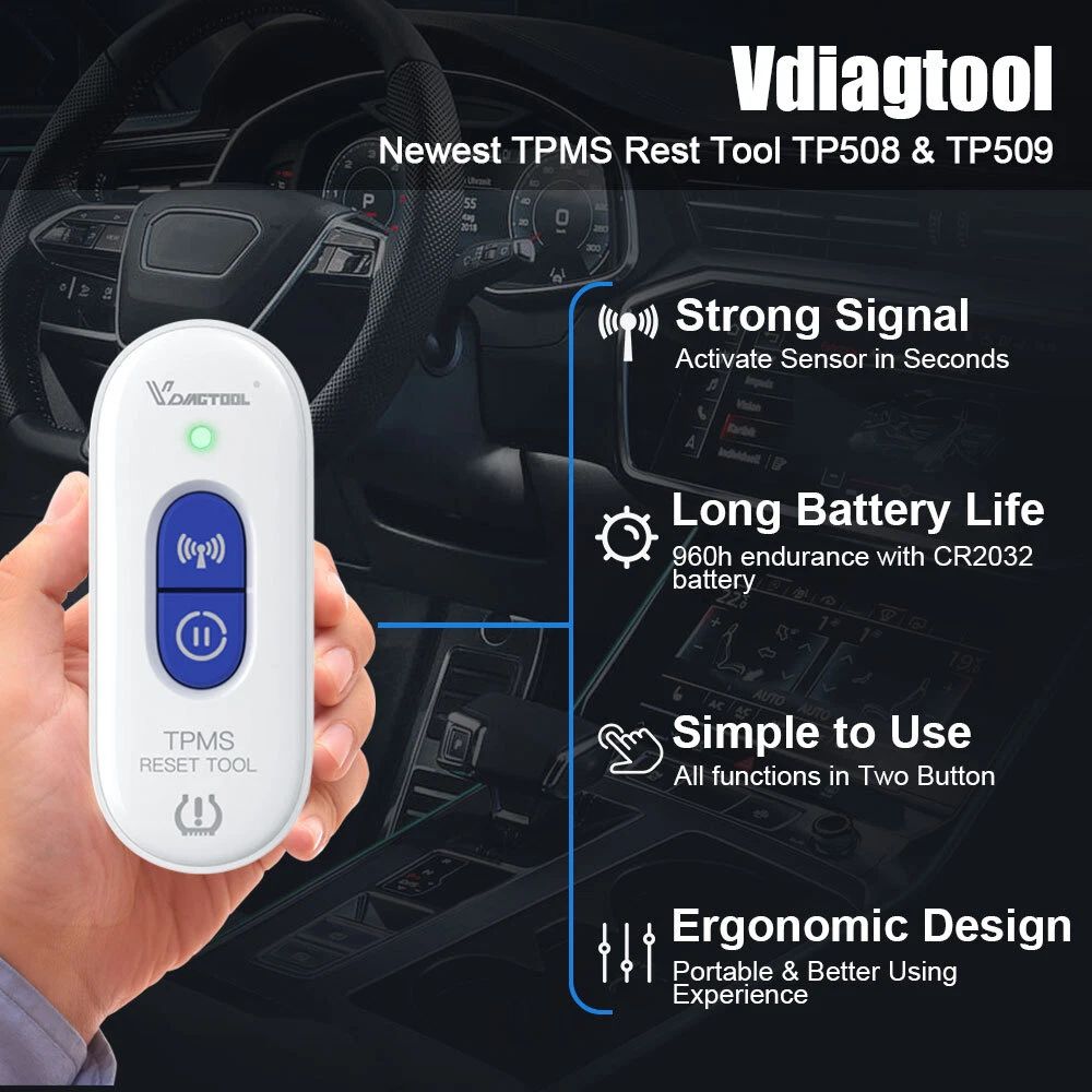 vdiagtool
newest tpms rest tool tp508&tp509
