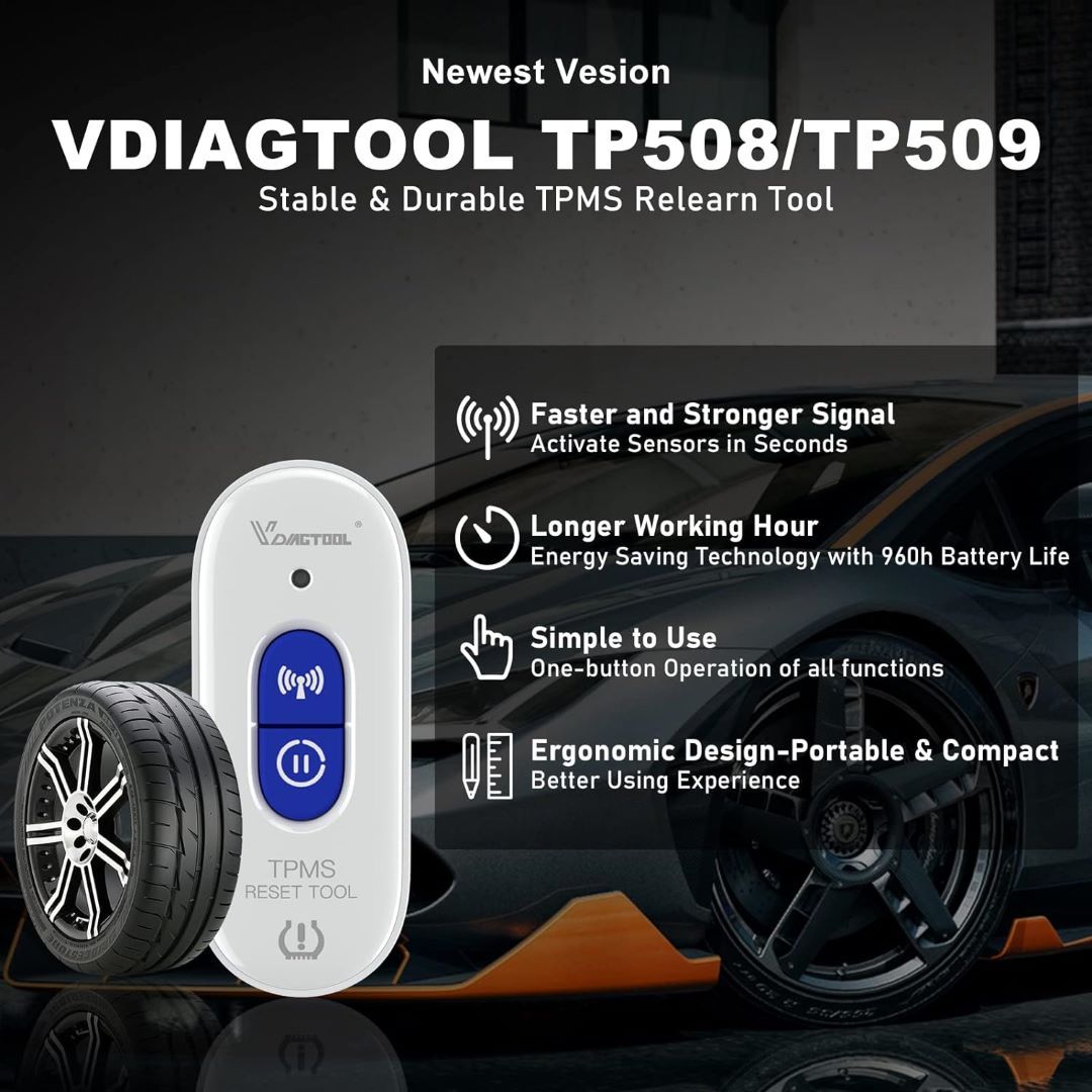 vdiagtool tp508 stable durable tpms relearn tool