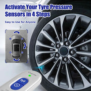 activate your tyrepressure sensors in 4 steps