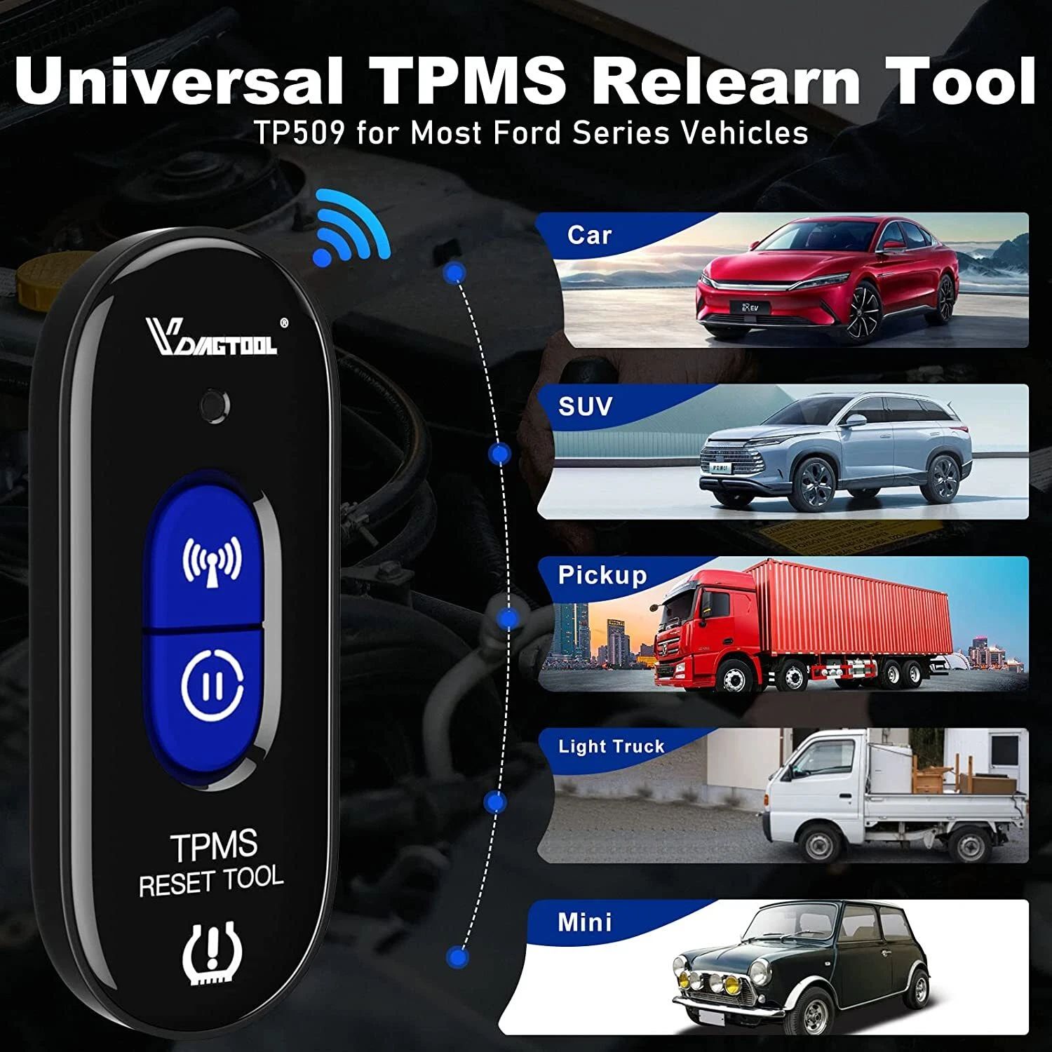 universal tpms relearn tool for most ford series vehicles