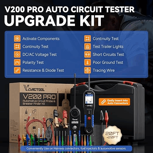 vdiagtool v200pro auto circuit tester upgrade kit