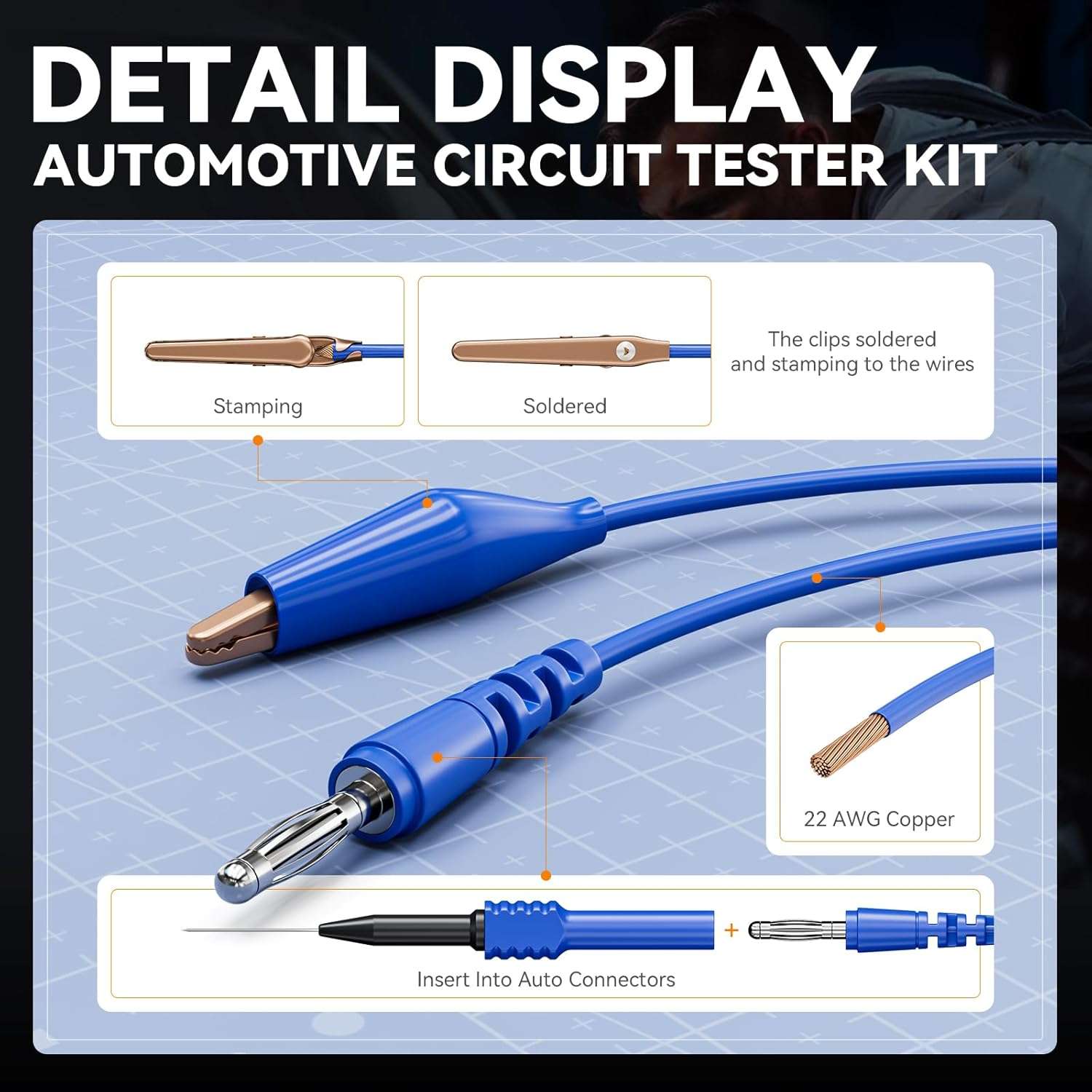 detail display automotive circuit tester kit
