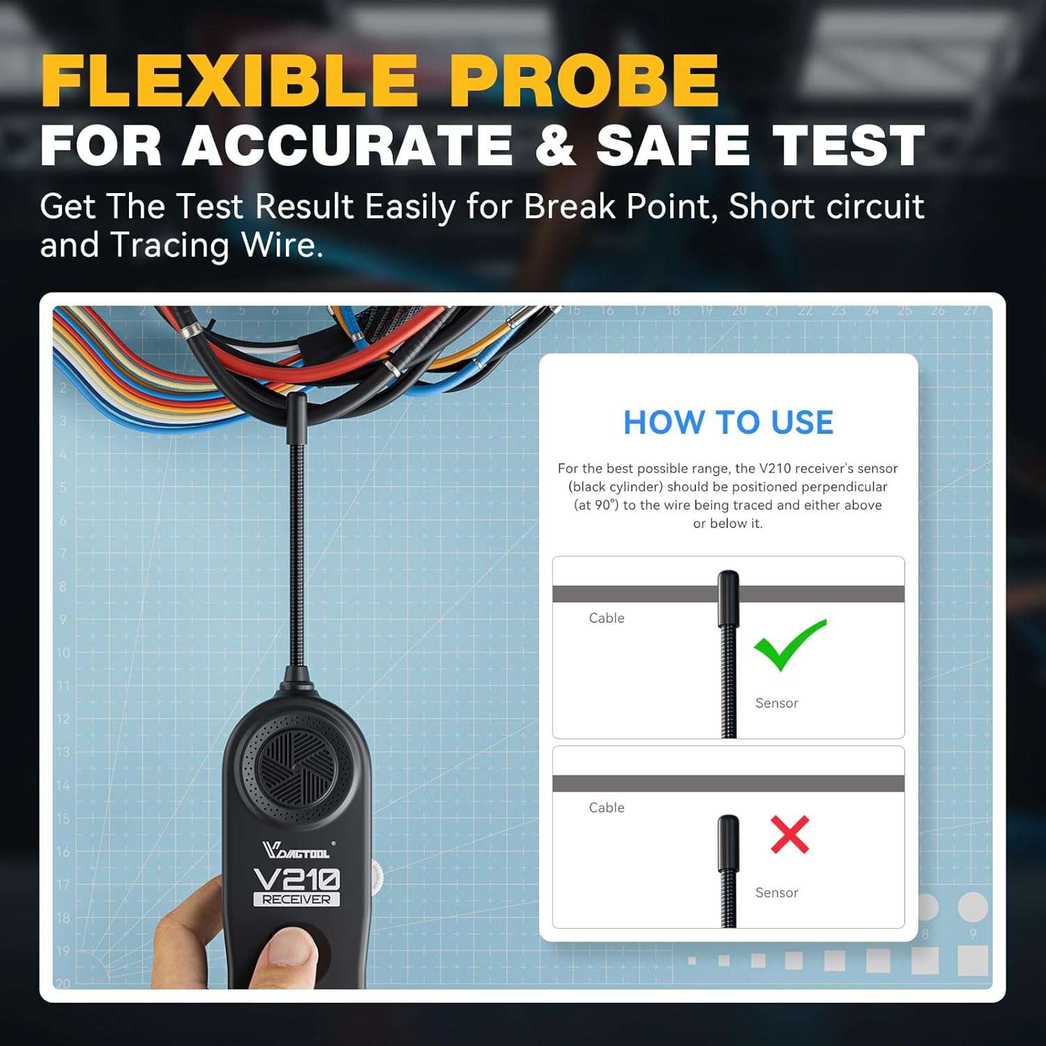 flexible probe for accurate & safe test