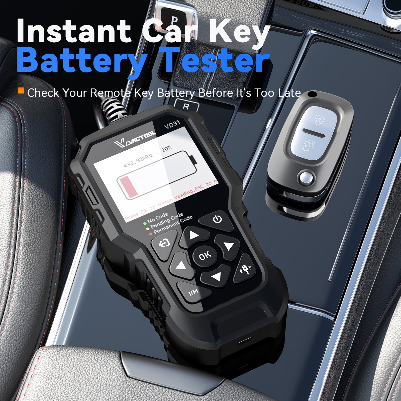 instant car key battery tester